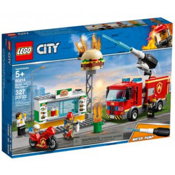 Конструктор LEGO City Пожежа в бургер-барі (60214)