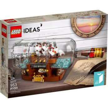 Конструктор LEGO Ideas Корабель у пляшці 92177 (92177)