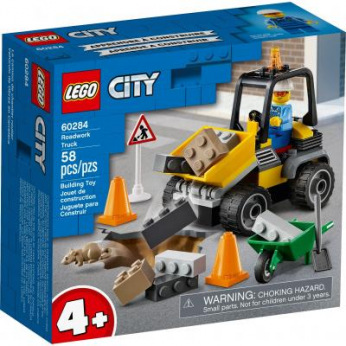 Конструктор LEGO City Пікап для дорожніх робіт 60284 (60284)