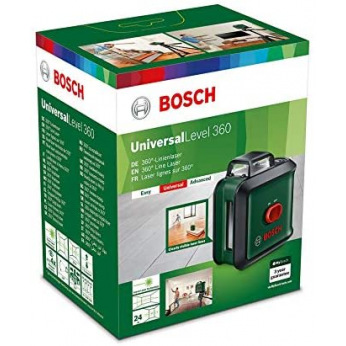 Нівелір лазерний Bosch UniversalLevel 360 Set, 24м, штатив TT150, зелений промінь (0.603.663.E03)