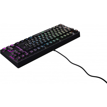 Ігрова клавіатура Xtrfy K4 TKL RGB Kailh Red Ukr-Ru, Black (XG-K4-RGB-TKL-R-UKR)