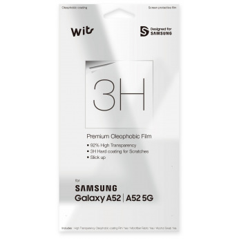Защитная пленка Samsung 3H для смартфона Galaxy A52 (A525) Transparent (GP-TFA526WSATW)
