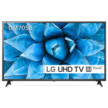 Телевизор 49" LED 4K LG 49UM7050PLF Smart, WebOS, Black (49UM7050PLF)