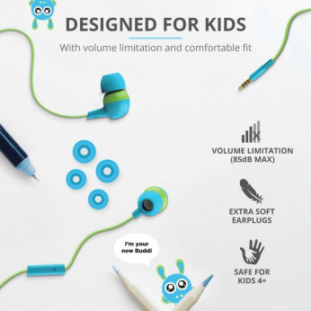 Наушники Trust Buddi Kids Mic Blue (23421_TRUST)