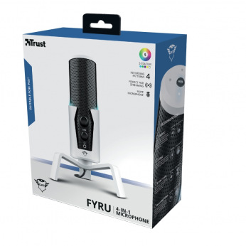 Мікрофон для ПК Trust GXT 258W Fyru USB 4-in-1 PS5 Compatible White (24257_TRUST)