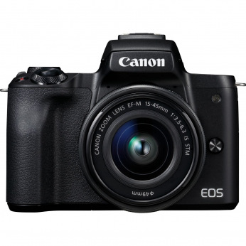 Цифровая фотокамера Canon EOS M50 + 15-45 IS STM + 22 STM Double Kit Black (2680C055)