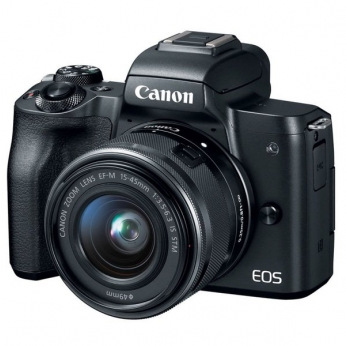 Цифровая фотокамера Canon EOS M50 + 15-45 IS STM Web Kit Black (2680C060WCK)