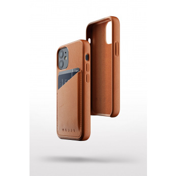 Чохол шкіряний MUJJO для iPhone 12 Mini Full Leather Wallet, Tan (MUJJO-CL-014-TN)