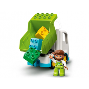 Конструктор LEGO DUPLO Сміттєвоз та сміттєпереробка 10945 (10945)