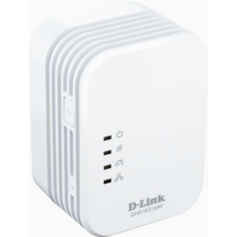 Адаптер D-Link DHP-W310AV Ethernet-to-Powerline 200Mbps c WiFi 802.11n N300 (DHP-W310AV)