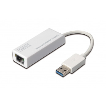 Адаптер Digitus USB 3.0 to Gigabit Ethernet, white (DN-3023)
