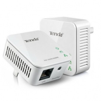Адаптер Powerline TENDA P200, 200Mbit (2шт в упаковке), 1xFE (P200-KIT)