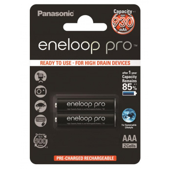Аккумулятор Panasonic Eneloop Pro AAA 930 mAh 2BP (BK-4HCDE/2BE)