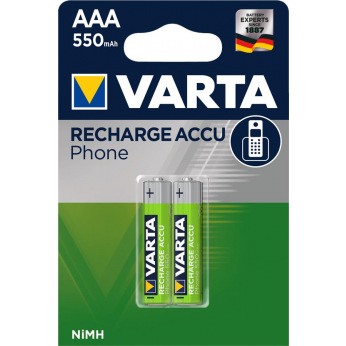 Аккумулятор Varta Phone ACCU AAA 550mAh BLI 2 NI-MH (58397101402)