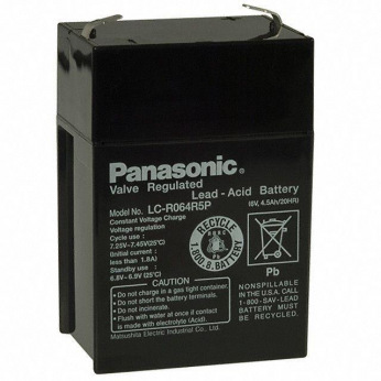 Акумуляторна батарея Panasonic 6V 4.5Ah (LC-R064R5P)