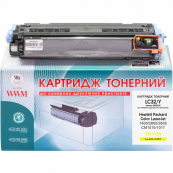 Картридж для HP Color LaserJet 2600, 2600n WWM  Yellow LC32Y