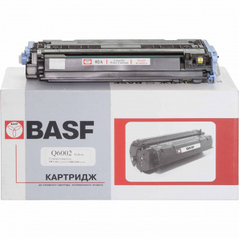 Картридж BASF замена HP 124А Q6002A Yellow (BASF-KT-Q6002A)