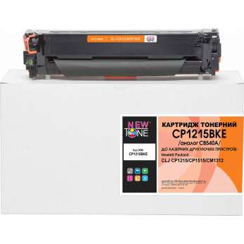 Картридж для HP 125A Black CB540A, CB540AD NEWTONE  Black CP1215BKE