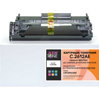 Картридж для HP LaserJet 1020 NEWTONE 12A/703  Black C.2612AE