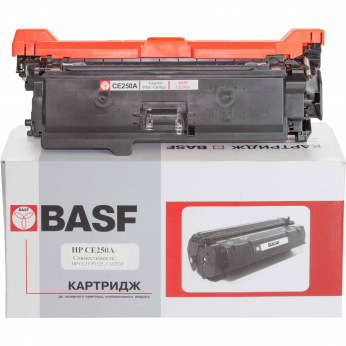 Картридж для HP Color LaserJet CP3525 BASF 504A  Black BASF-KT-CE250A