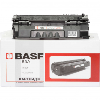 Картридж для HP LaserJet P2015 BASF 53A  Black BASF-KT-Q7553A