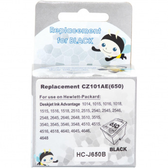 Картридж для HP DeskJet Ink Advantage 3515 MicroJet  Black HC-J650B
