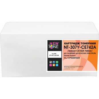Картридж для HP Color LaserJet Professional CP5225, CP5225n, CP5225dn NEWTONE  Yellow NT-307Y-CE742A