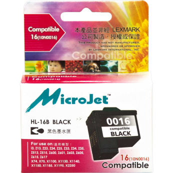 Картридж для Lexmark X1190 MicroJet  Black HL-16B
