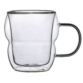 Чашка с ручкой Ardesto, 350 мл, боросиликатное стекло (AR2635MP)