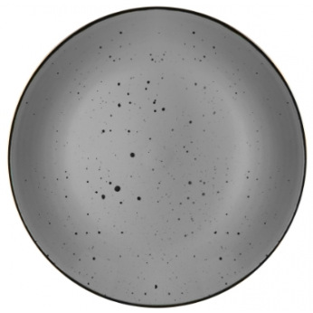 Тарелка десертная Ardesto Bagheria, 19 см, Grey, керамика (AR2919GREY)
