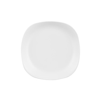 Тарелка десертная квадратная Ardesto Molize, 20х20 см, белая, керамика (AR2919MW)