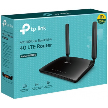 Роутер TP-Link двухдиапазонный 4G LTE Wi-Fi Archer MR400 (Archer MR400)