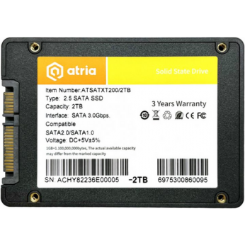 накопичувач 2.5" SSD 2048GB XT200 G2 SATA 3.0 ATSATXT200/2048 (ATSATXT200/2048)