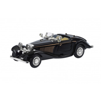 Автомобіль 1:28 Same Toy Vintage Car зі світлом і звуком Чорний  (HY62-2Ut-3)