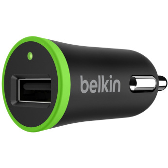 Автомобільний ЗП Belkin USB Charger (USB 1Amp), Чорний (F8J014btBLK)