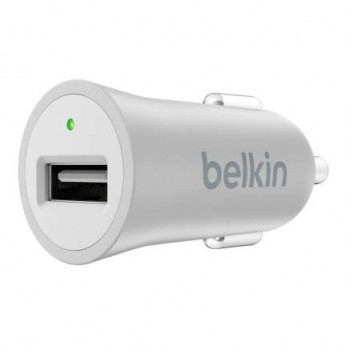 Автомобільний ЗП Belkin USB Mixit Premium (USB 2.4Amp), Silver (F8M730btSLV)