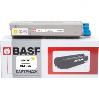 Картридж BASF заміна OKI 46507517 Yellow (BASF-KT-46507517)