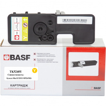Картридж для Kyocera Ecosys M5526cdw BASF TK-5240  Yellow BASF-KT-1T02R7ANL0
