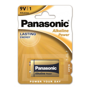 Батарейка Panasonic ALKALINE POWER 6LF22 BLI 1 ALKALINE (6LF22APB/1BP)