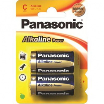 Батарейка Panasonic ALKALINE POWER C BLI 2 (LR14REB/2BP)