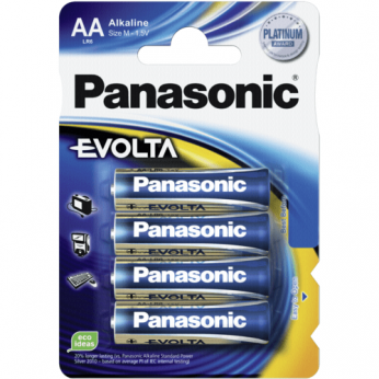 Батарейка Panasonic EVOLTA AAA BLI 4 ALKALINE (LR03EGE/4BP)
