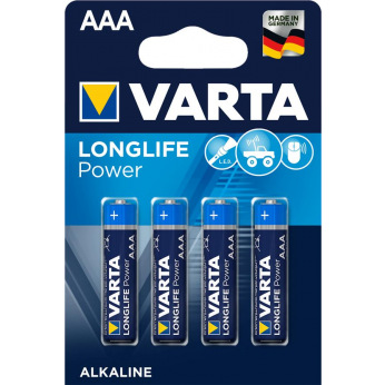 Батарейка Varta LONGLIFE Power AAA BLI 4 ALKALINE (04903121414)