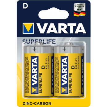 Батарейка VARTA SUPERLIFE D BLI 2 ZINC-CARBON (02020101412)