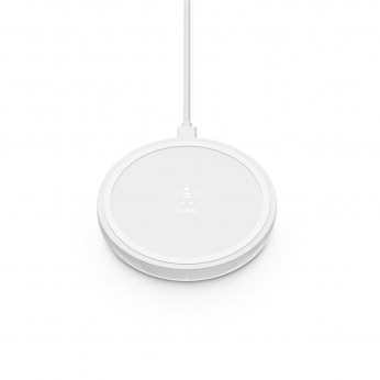 Беспроводное ЗУ Belkin Pad Wireless Charging Qi, 10W, white (F7U082VFWHT)
