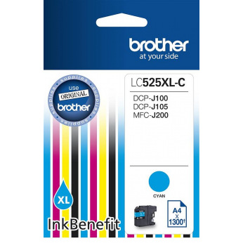Картридж для Brother DCP-J100 Brother LC525XL-C  Cyan LC525XLC