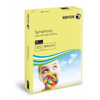 Бумага Офисная для Принтера Xerox SYMPHONY Pastel Yellow 160Г/м кв , A4, 250л (003R93231) цветная