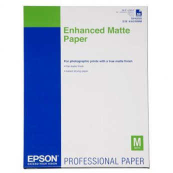 Папір Epson A4 Enhanced Matte paper, 250 л. (C13S041718)