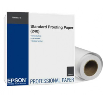 Бумага Epson Proofing Paper White Semimatte 24"x30.5m