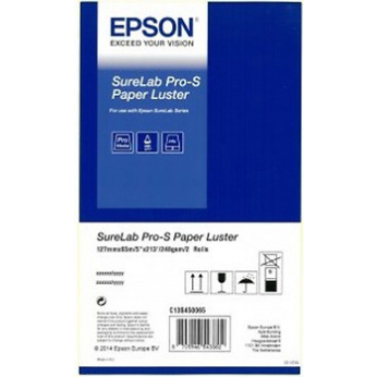 Фотопапір Epson Pro-S Paper Luster 252 г/м кв, 12*165 см, 5x65 (C13S450065BP)
