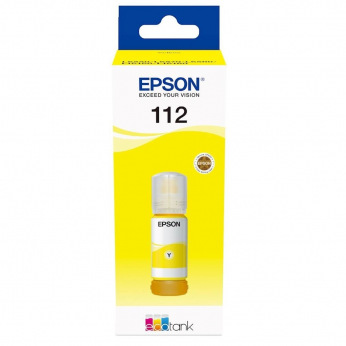 Чернила для Epson L6550 EPSON 112  Yellow Pigment 70мл C13T06C44A